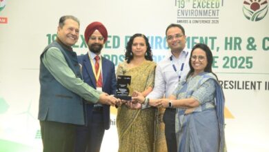 Photo of POWERGRID Honoured with 19th Exceed Award for Outstanding CSR Work in Rain Water Conservation