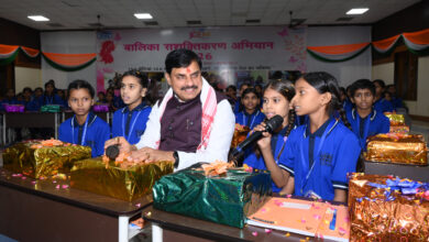 Photo of Dr Mohan Yadav Interacts with GEM 2026 Girls at NTPC Limited Vindhyachal